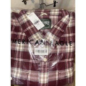 American Eagle Outfitters Button-Down Shirt Fannel Plaid XXXL